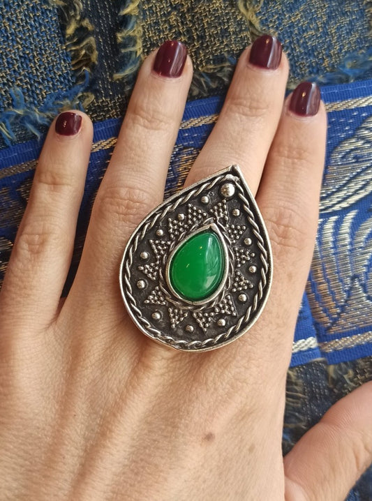 Green drop ring