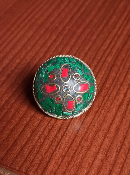 Nepalese mosaic ring