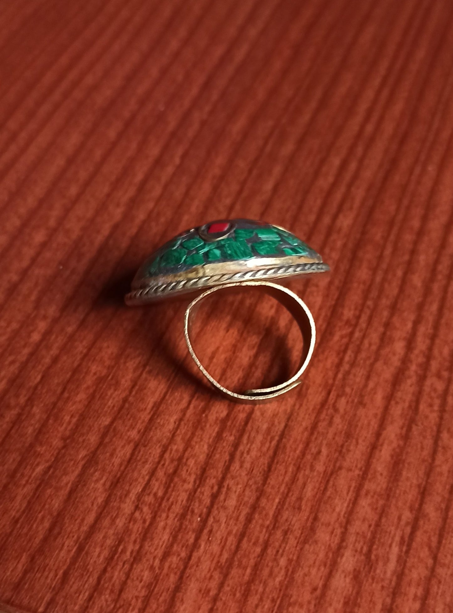 Nepalese mosaic ring