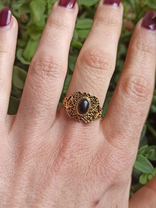 Boho goldener Bandring