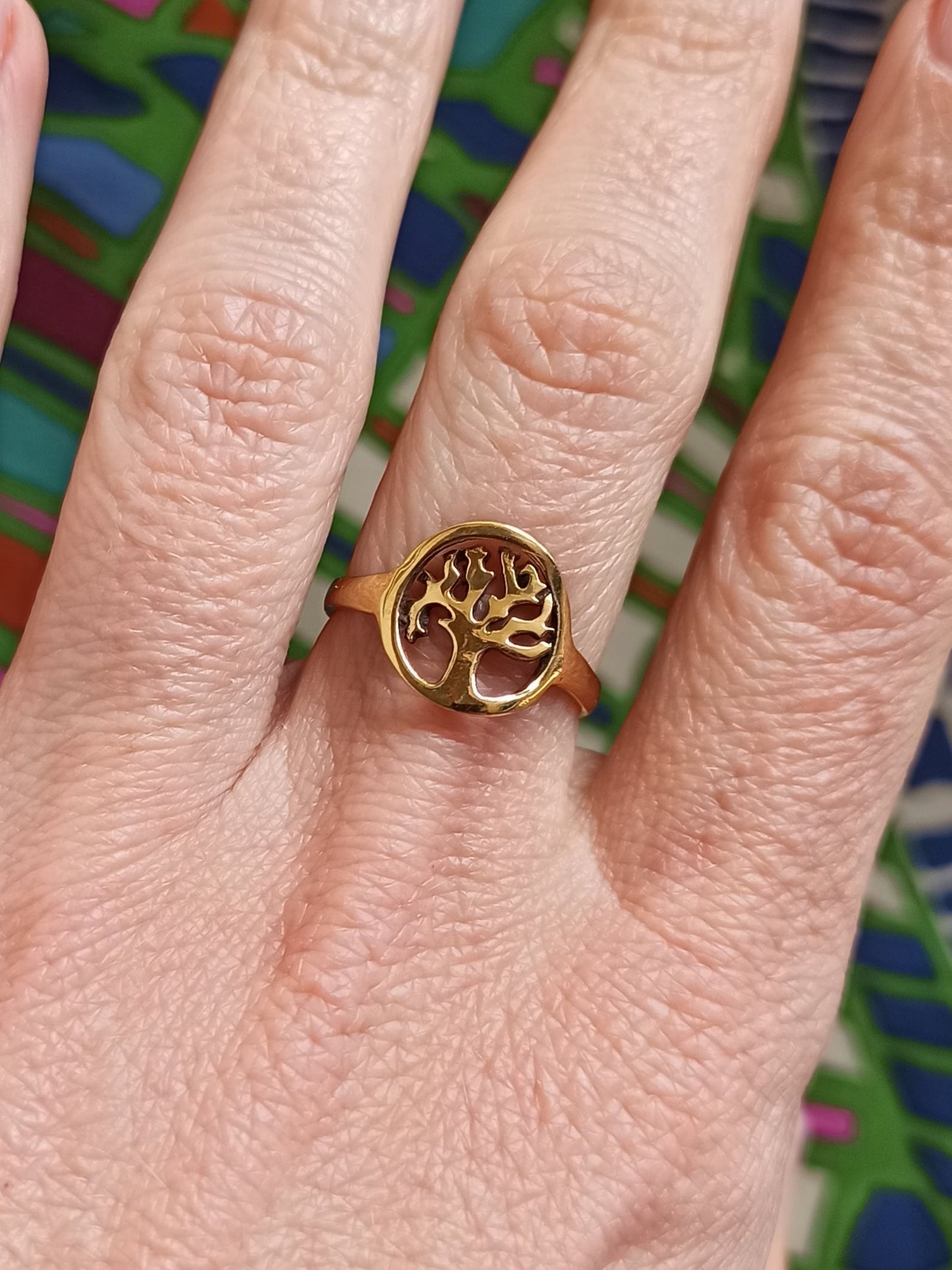 Alberto della vita golden boho ring