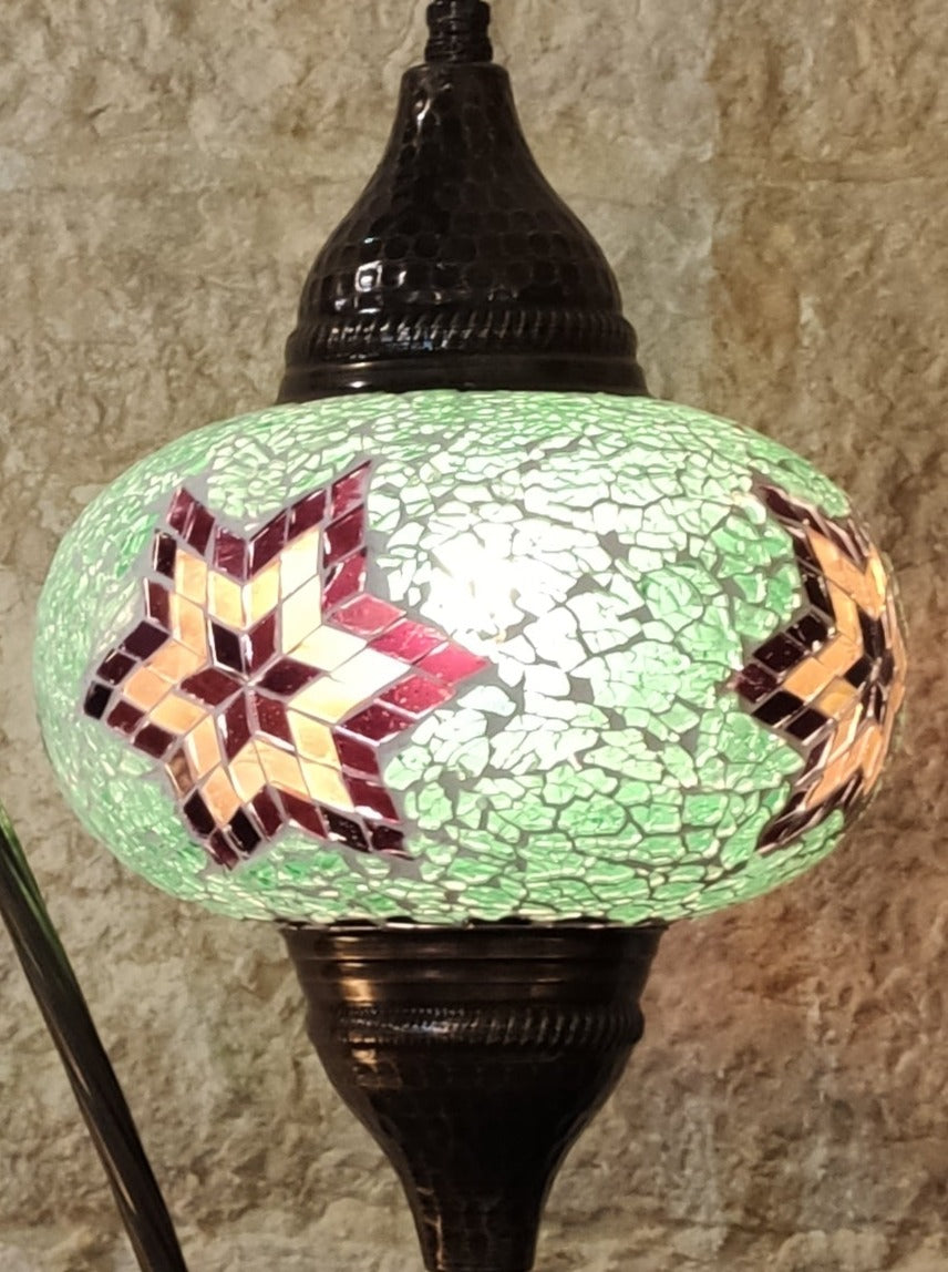 Turkish mosaic glass lamp ethnic furniture 45 cm n. 1