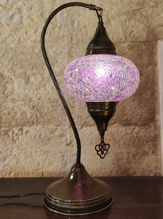 Turkish mosaic glass lamp ethnic furniture 45 cm n. 5