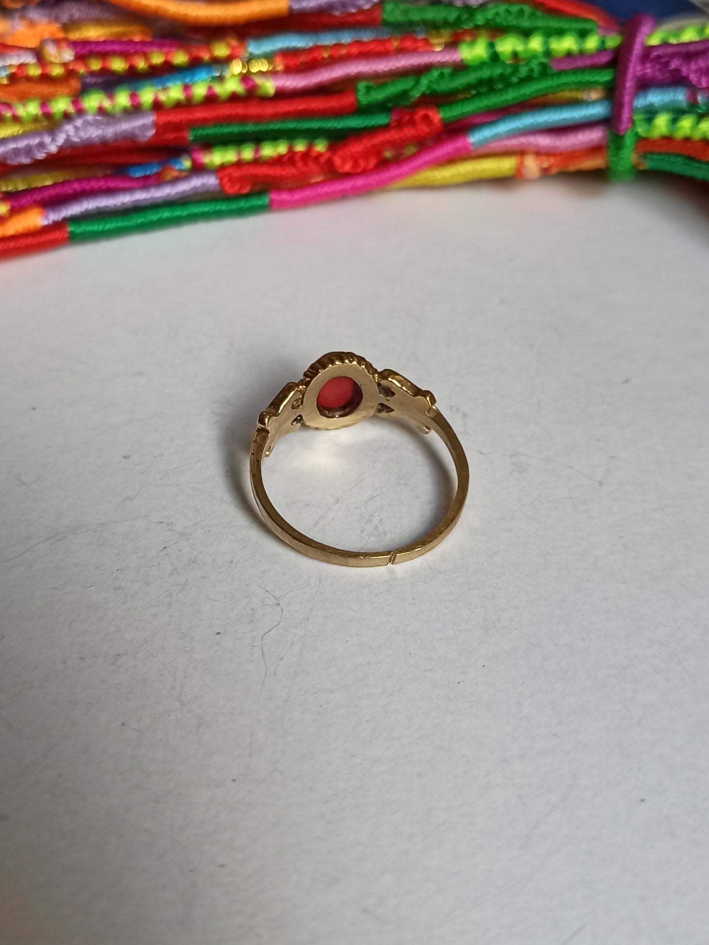 Ovaler goldener Boho-Ring