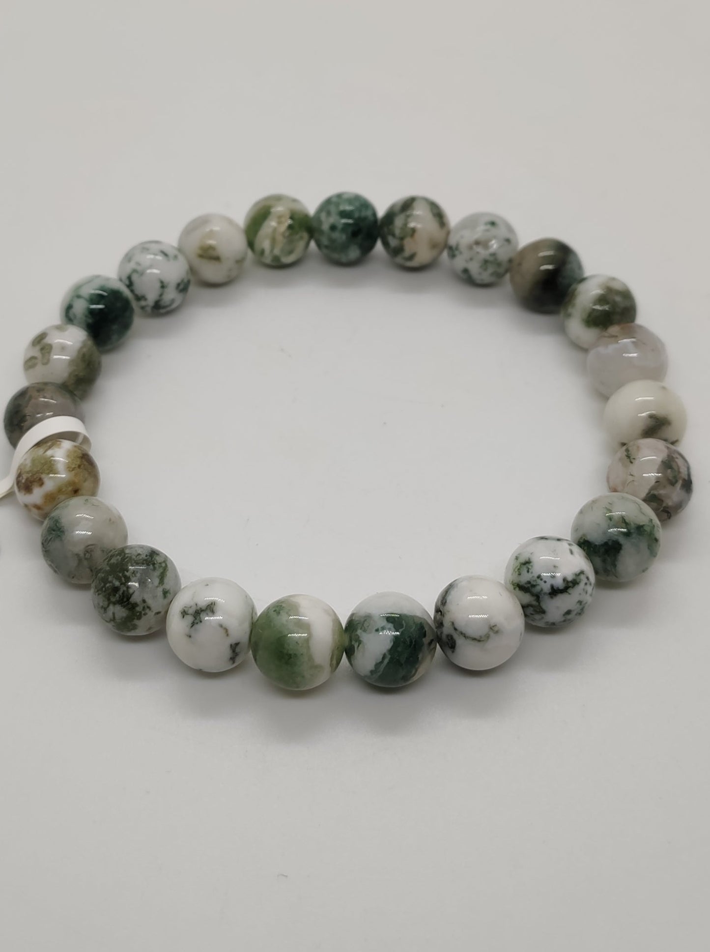 Bracciale elasticizzato pietre dure agata albero tree agate