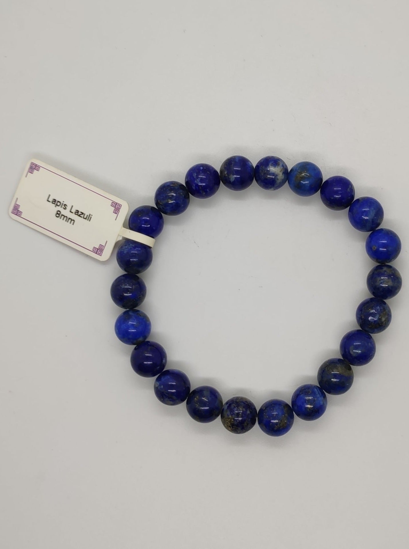 Lapislazuli-Hartstein-Stretch-Armband