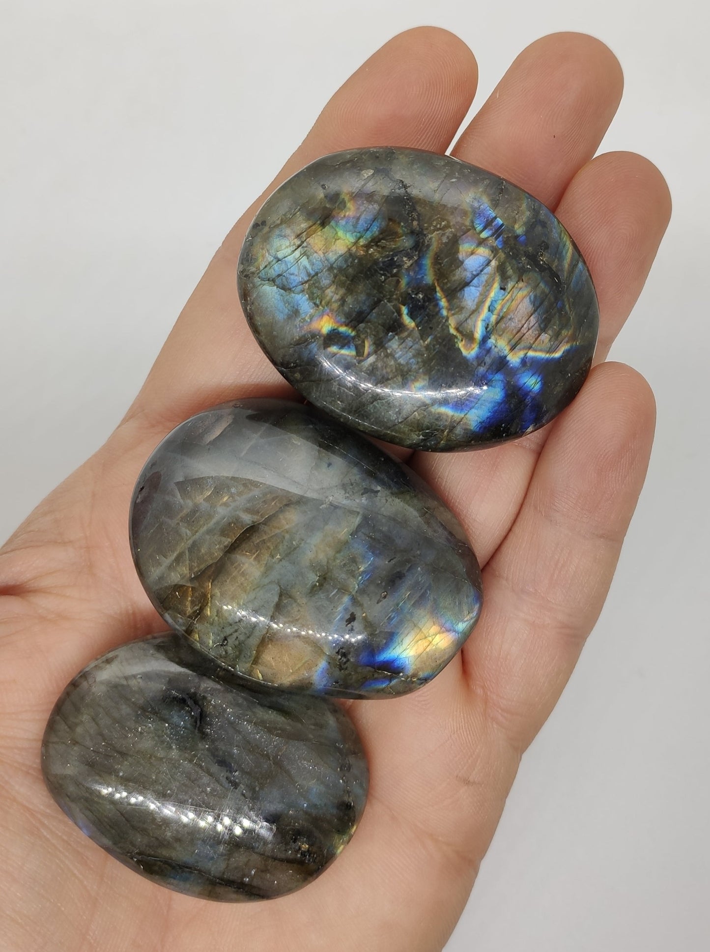 Tumbled Labradorite hard single mineral stone