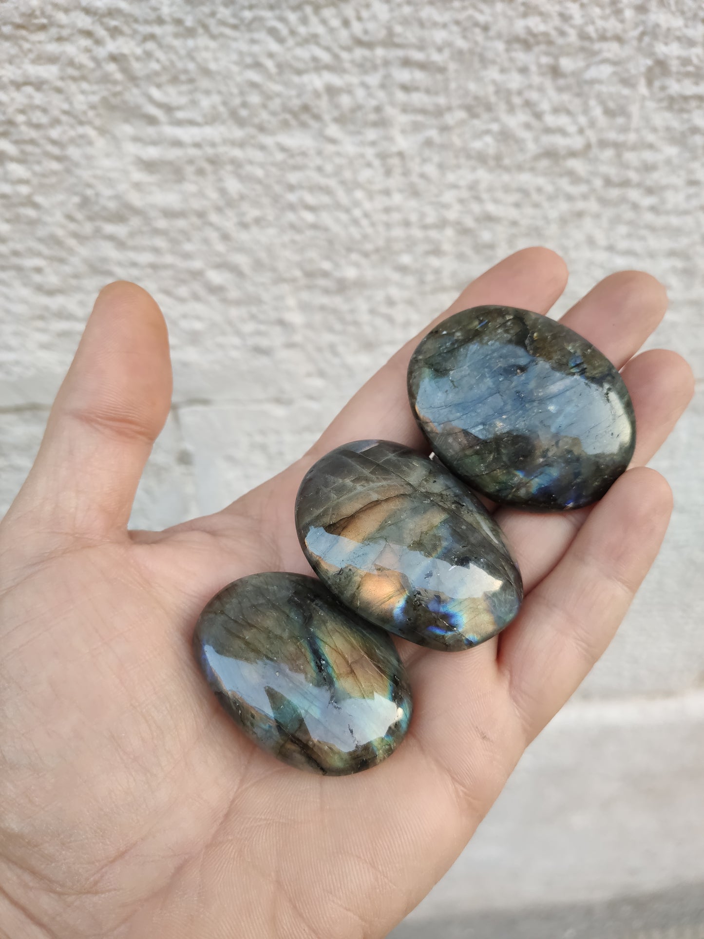 Tumbled Labradorite hard single mineral stone