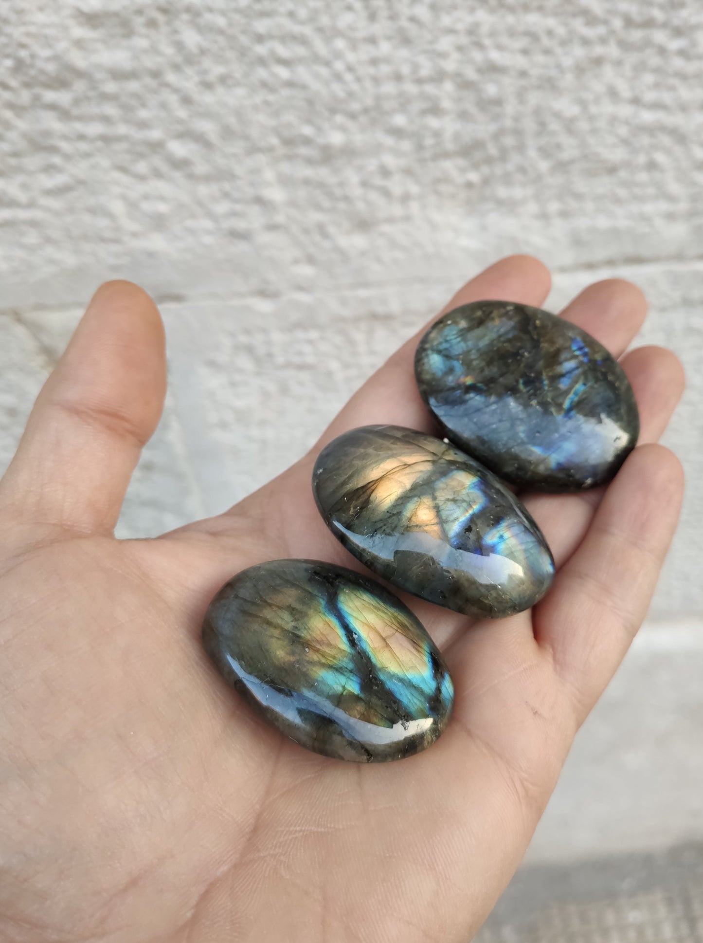 Tumbled Labradorite hard single mineral stone