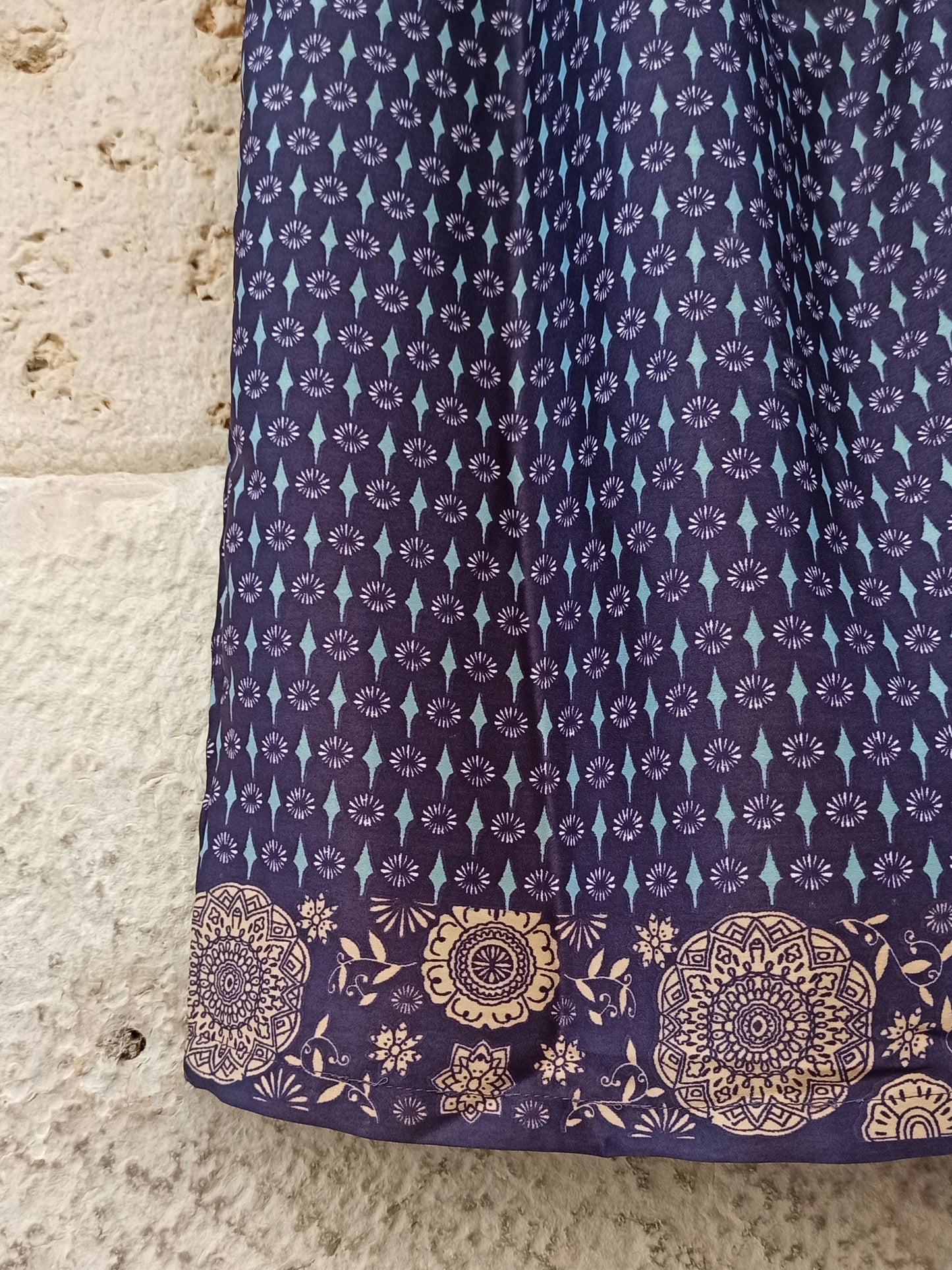 Blue wide leg trousers Size S/M