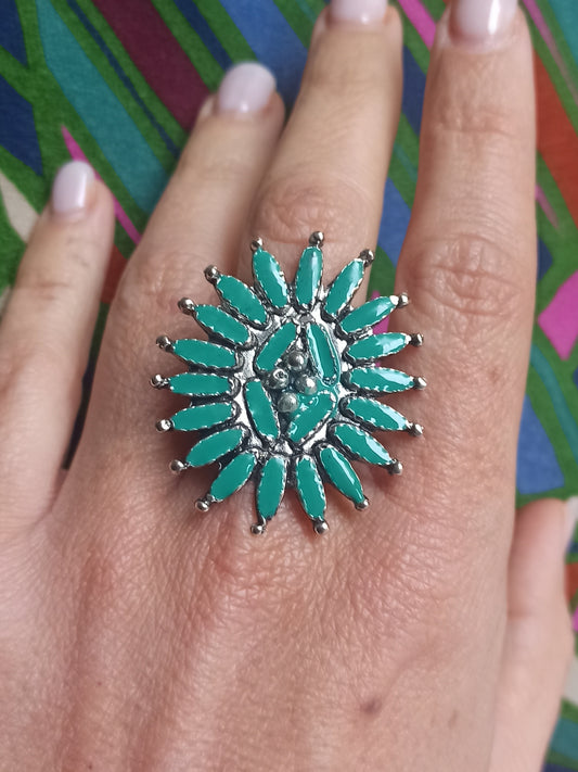 Verstellbarer emaillierter Blumenring