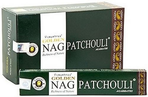 Incenso astuccio Golden Nag Patchouli 15 grammi