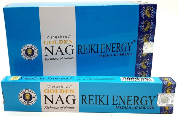 Golden Reiki Energy case incense 15 grams
