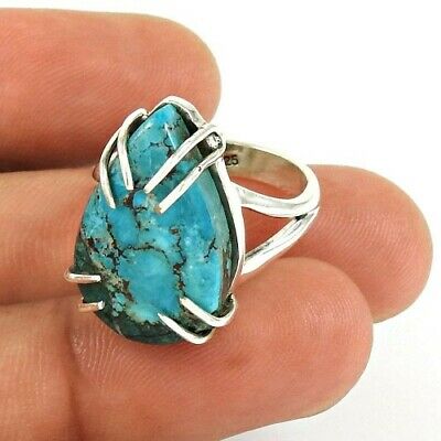 Turquoise drop ring